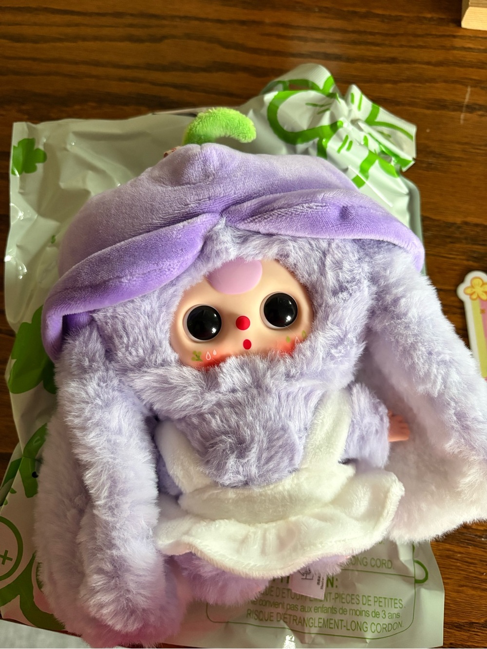 Lilac Plush Bunny Hooded Doll - Women's Other Plush Accessory